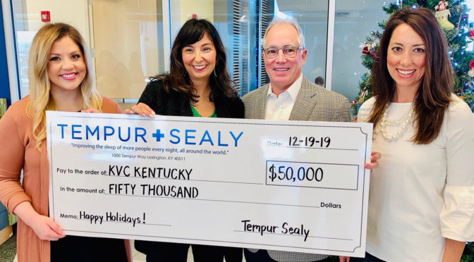 Tempur Sealy helps children and families in crisis through nonprofit KVC Kentucky