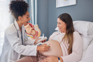 EMBARK Program, woman receiving ultrasound 